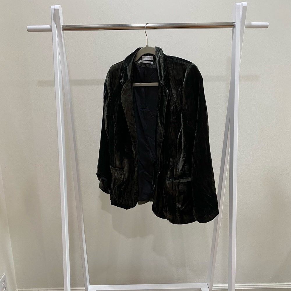 Suede blazer